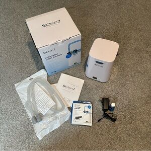 NEW So Clean 2 SOCLEAN 2 CPAP Machine Cleaner Sanitizer SC1200 w/ Filter & Hose